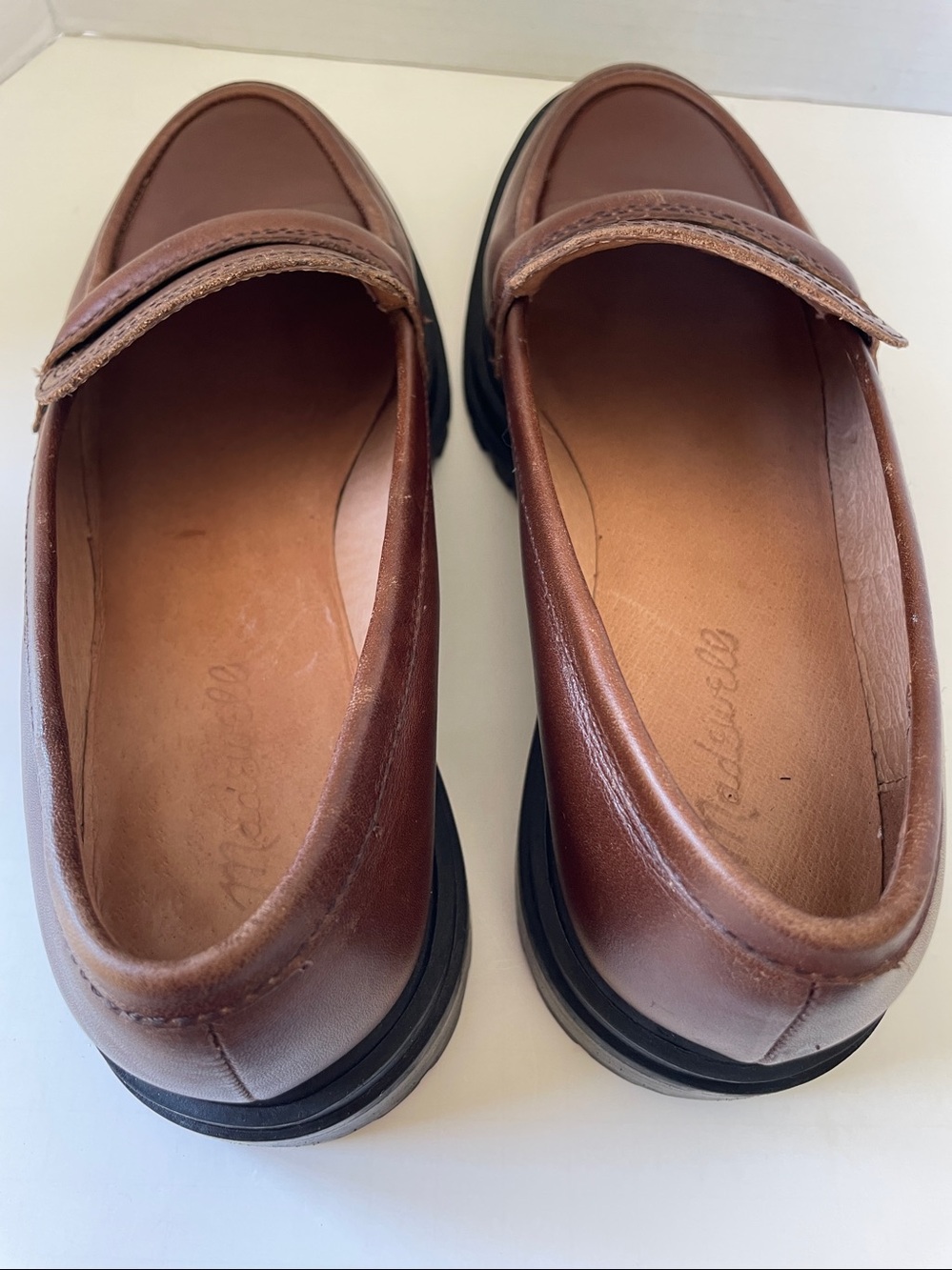 Madewell The Bradley Lugsole shoes 8 Loafer in Leather - Picture 4 of 10